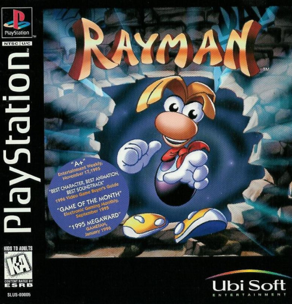 Rayman capa ps1 - classicosps1