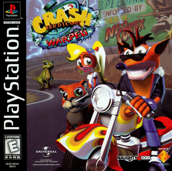 Crash Bandicoot 3: Warped (PS1) - uma extasiante aventura no tempo